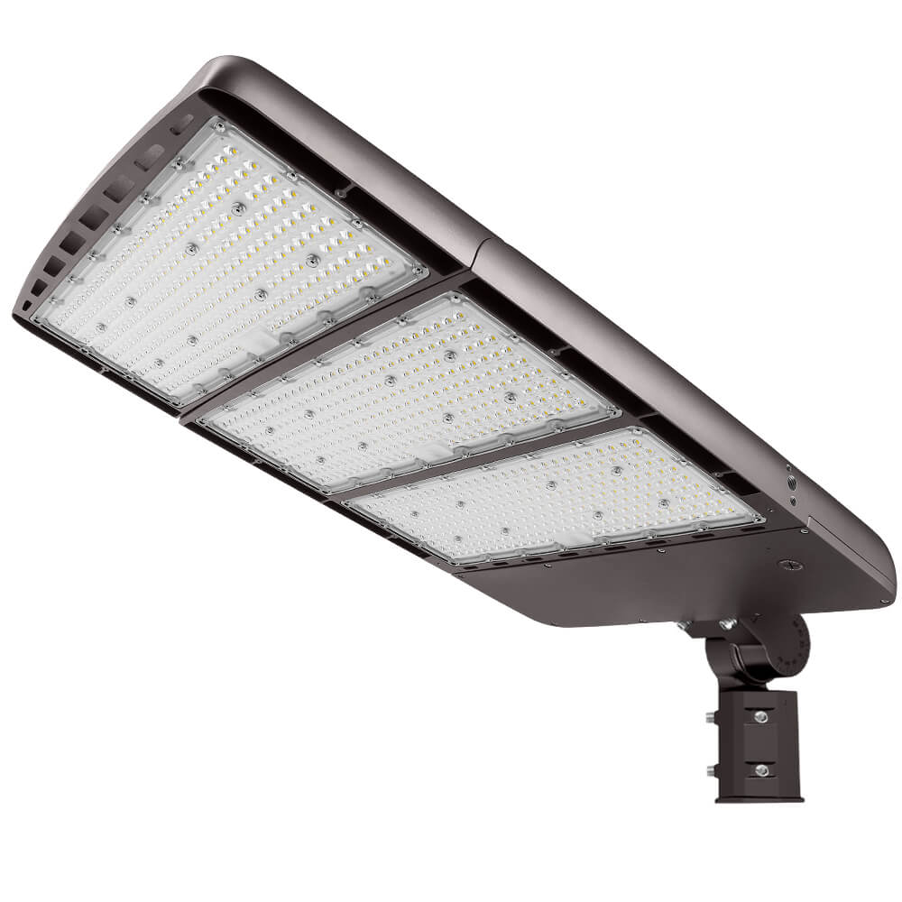 Konlite Spica 600W LED Sports Light - Tennis Court Light - Dark Bronze - Wide Asymmetric - 3 Selectable Wattages - 103,800lm Max - 5000K - 1500W Equal