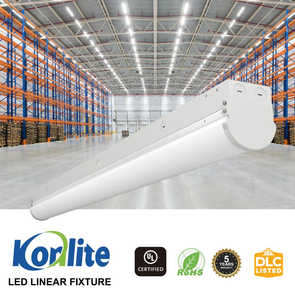 4FT LED Strip Fixture - 45W/36W/27W/18W - Up to 6200 Lumens - 50K/40K/30K - 120-277V - Dimmable