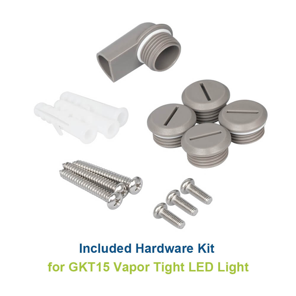 Vapor Tight LED Light Fixture - Jelly Jar Light - 30/20/15W - 3,480 lumens - 50K/40K/30K Selectable - 120-277V - 150w Equal
