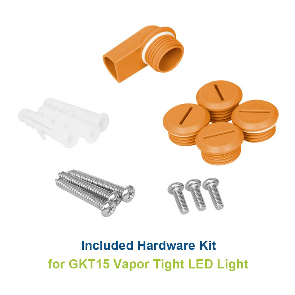 Vapor Tight LED Light Fixture - Jelly Jar Light - 30/20/15W - 3,480 lumens - 50K/40K/30K Selectable - 120-277V - 150w Equal