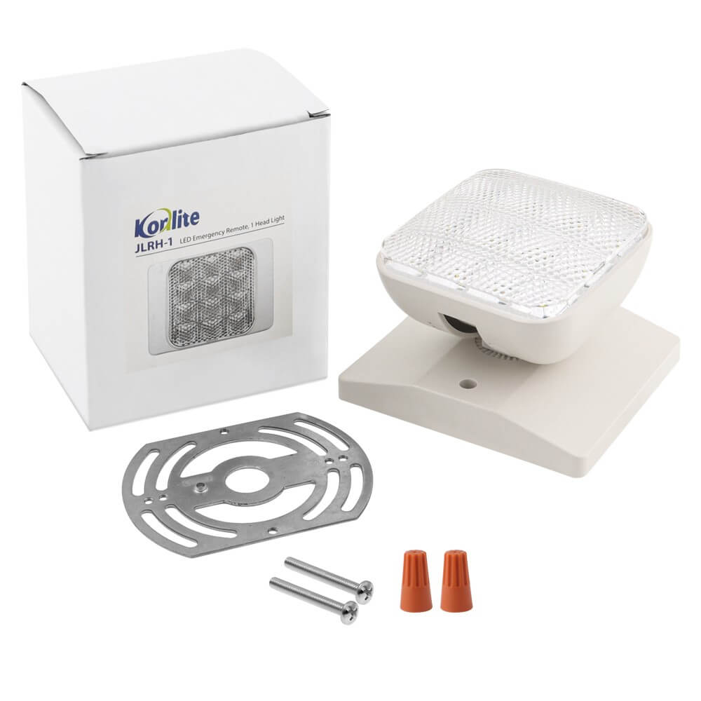 LED Emergency Light Remote Head - Single - Indoor Use - 3.6V/9.6V