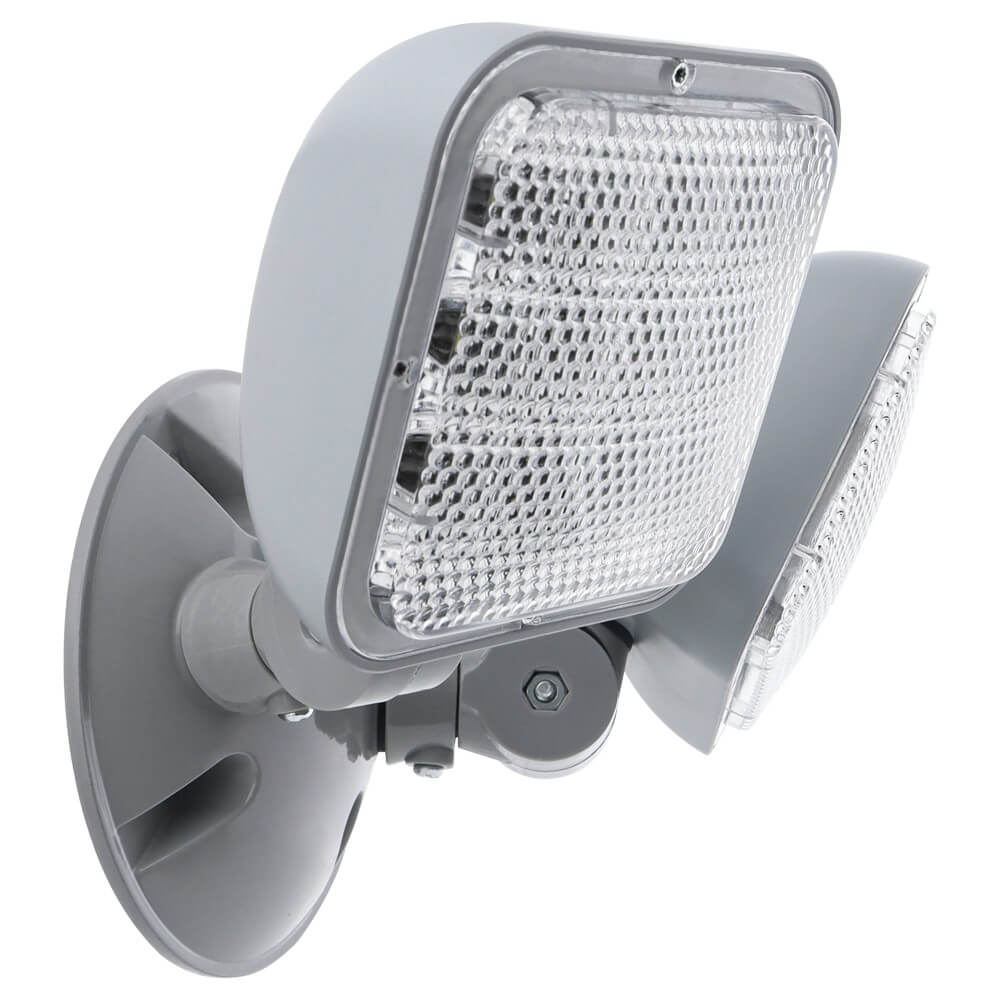 LED Emergency Light Remote Head - Double - Outdoor/Indoor Use - 3.6V/9.6V