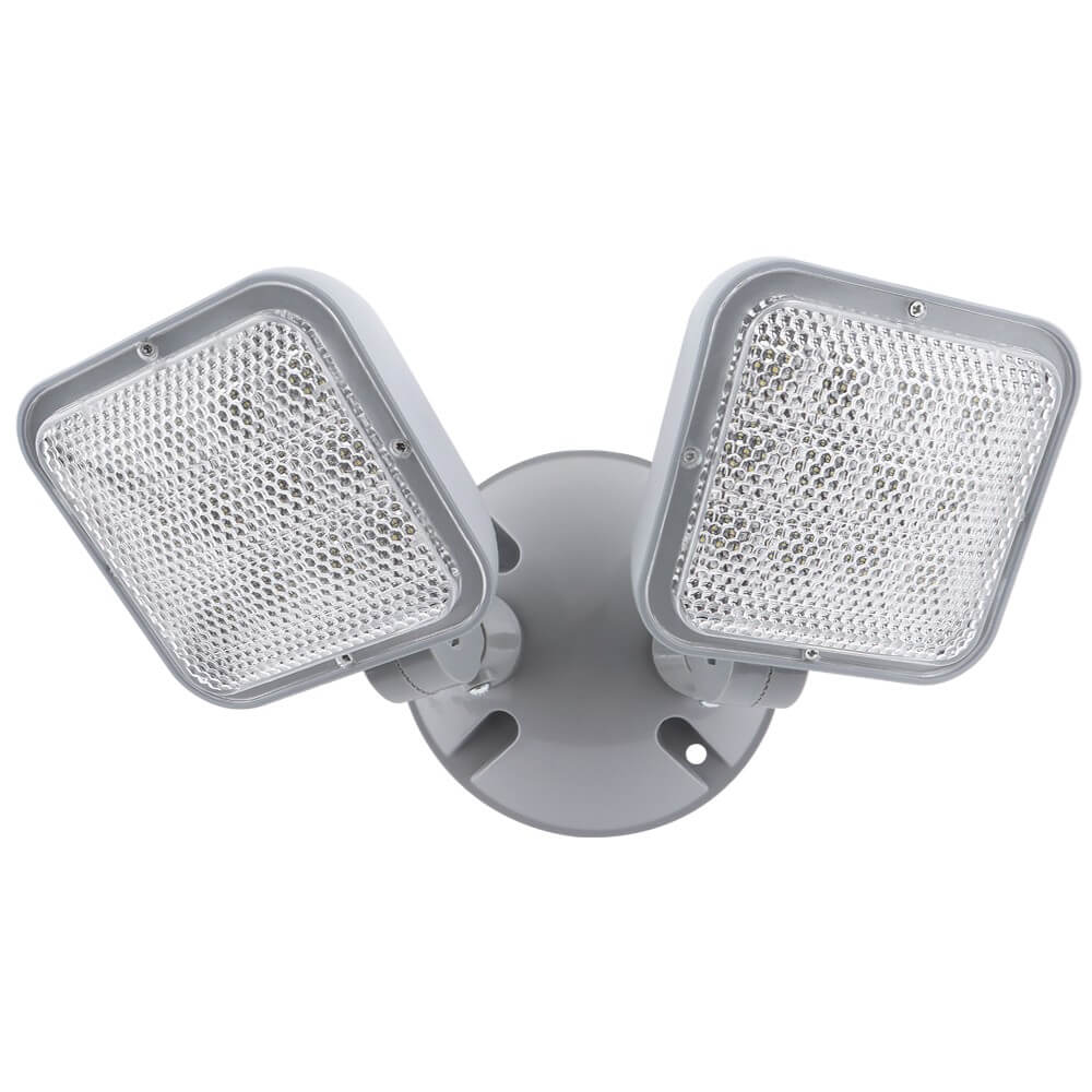 LED Emergency Light Remote Head - Double - Outdoor/Indoor Use - 3.6V/9.6V