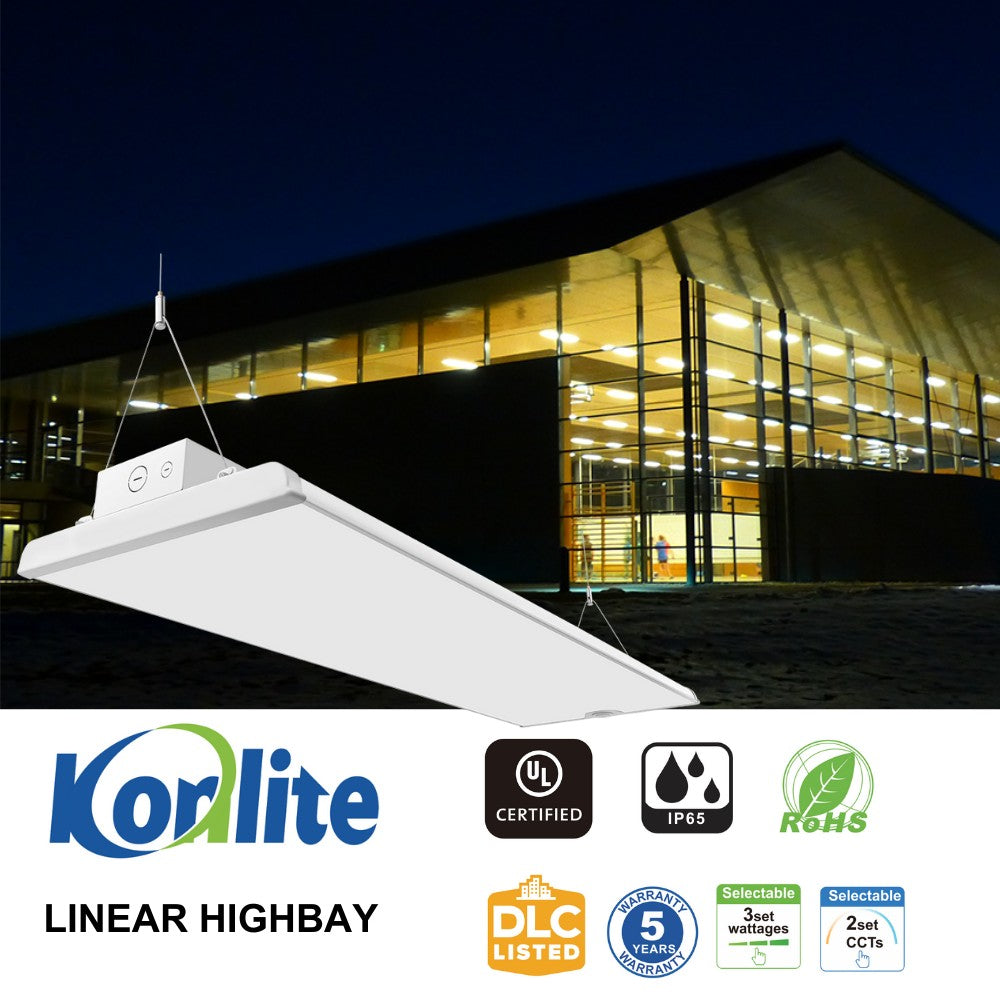 ALTA LED High Bay Light - 4FT - 277-480V - 300W/260W/230W - 47,500 Lumens - 5000K/4000K Selectable - 1000W Equal