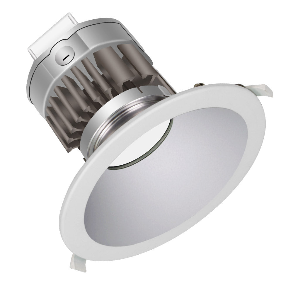 60W LED Recessed Downlight with Round Trim – 7400 LM - Watts Selectable - CCT Selectable 5000K / 4000K / 3000K - 250W Equal