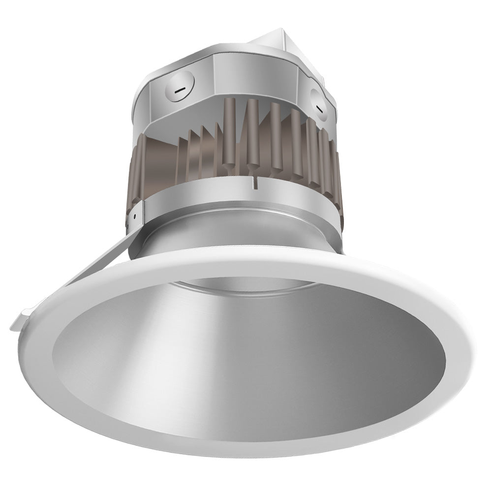 60W LED Recessed Downlight with Round Trim – 7400 LM - Watts Selectable - CCT Selectable 5000K / 4000K / 3000K - 250W Equal