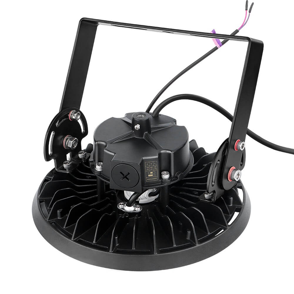 EcoMAX Round UFO LED High Bay Light -150W/100W/80W -120-277V - 23,250 Lumens - 5000K/4000K - 400W Equal