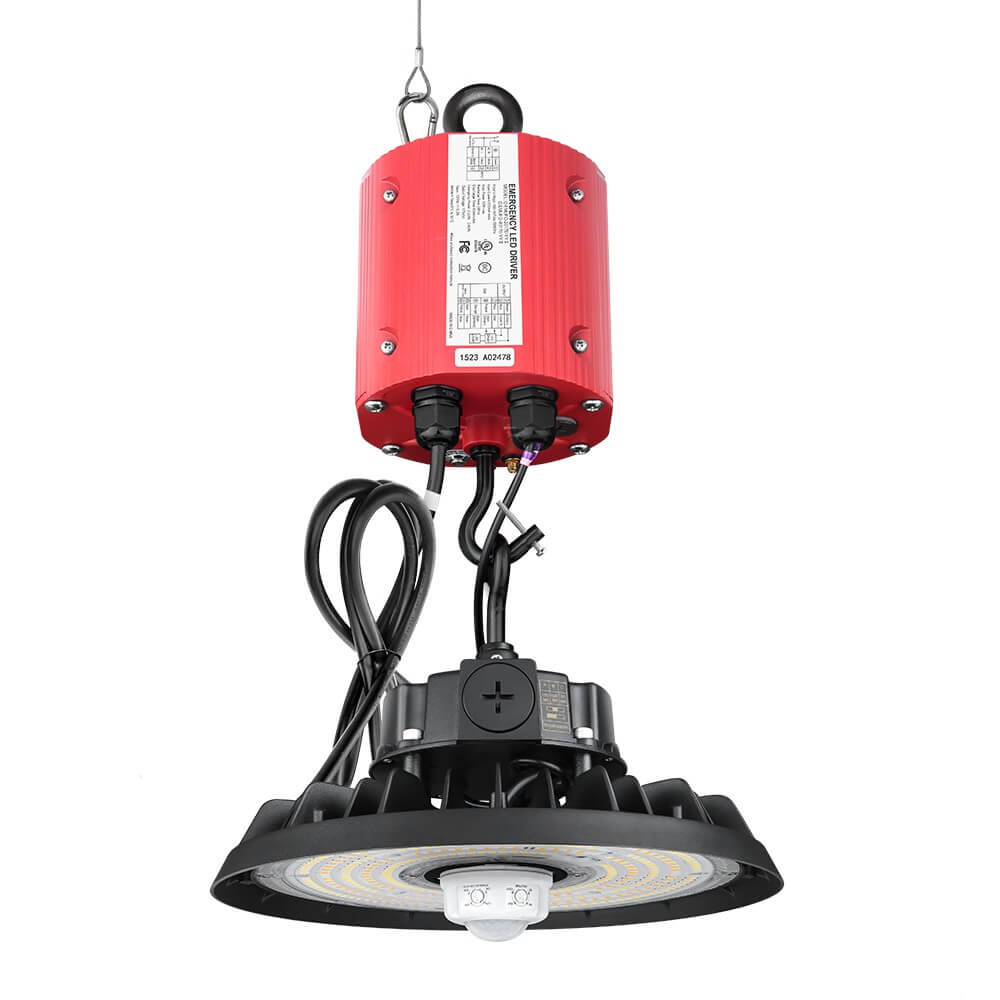 EcoMAX Round UFO LED High Bay Light -150W/100W/80W -120-277V - 23,250 Lumens - 5000K/4000K - 400W Equal