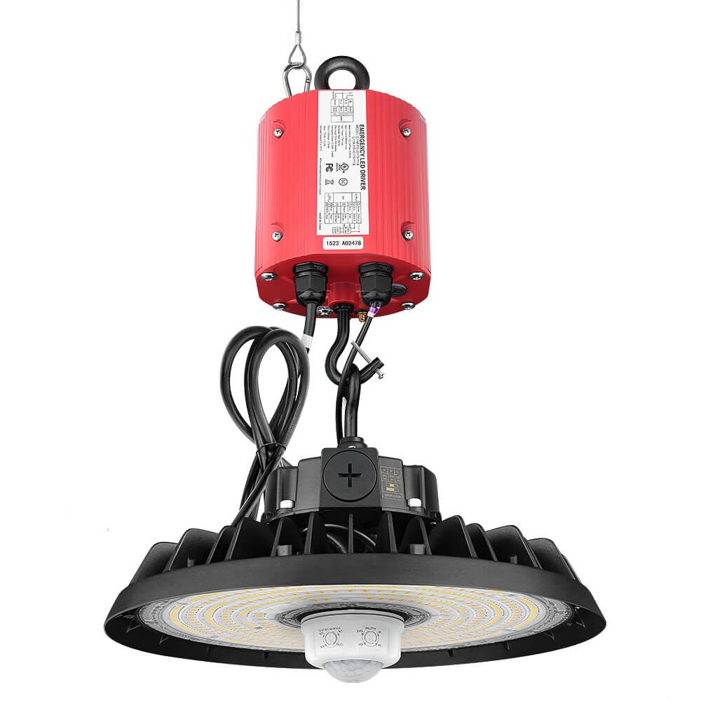 EcoMAX Round UFO LED High Bay Light - 240W/200W/150W - 120-277V - 37,450 Lumens - 5000K/4000K - 1000W Equal