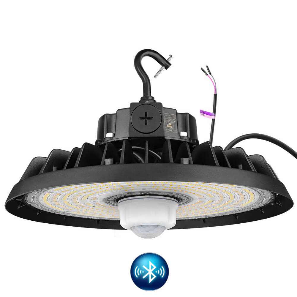 EcoMAX Round UFO LED High Bay Light - 240W/200W/150W - 120-277V - 37,450 Lumens - 5000K/4000K - 1000W Equal