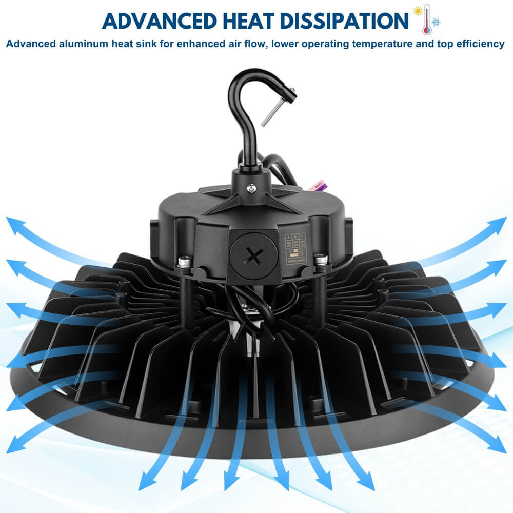 EcoMAX LED High Bay Light - 320W/240W/200W - 120-277V - 49,900 Lumens - 5000K/4000K - 1000W Equal
