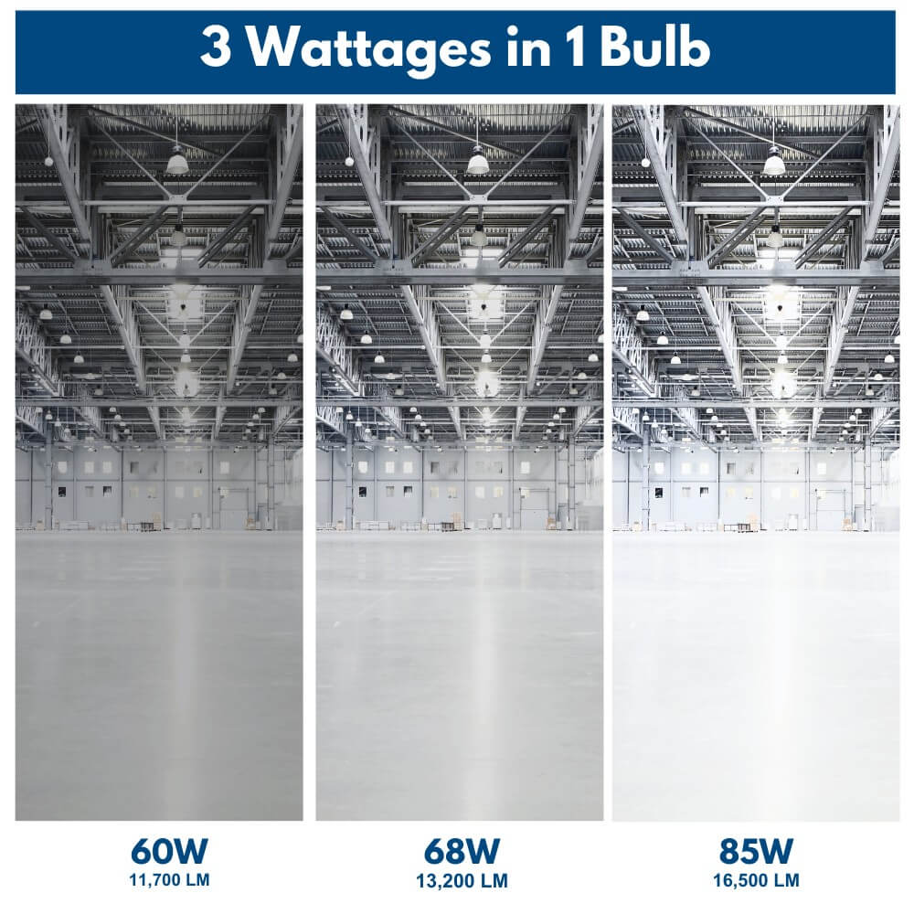 High Lumen LED Filament Bulb - 85W/68W/60W - 16,500LM - 5000K - 450W HID Retrofit Lamp Equivalent