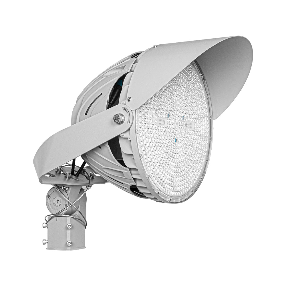 LYRA LED Stadium Light - 500W/400W/300W selectable - 75,000lm - 5000K - 100-277V - 4H4V - 1500W Equal - 10 Year Warranty
