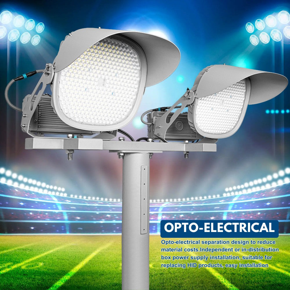 LYRA LED Stadium Light - 800W - 120,000lm - 5700K - 200-480V - 2000W Equal - 10 Year Warranty