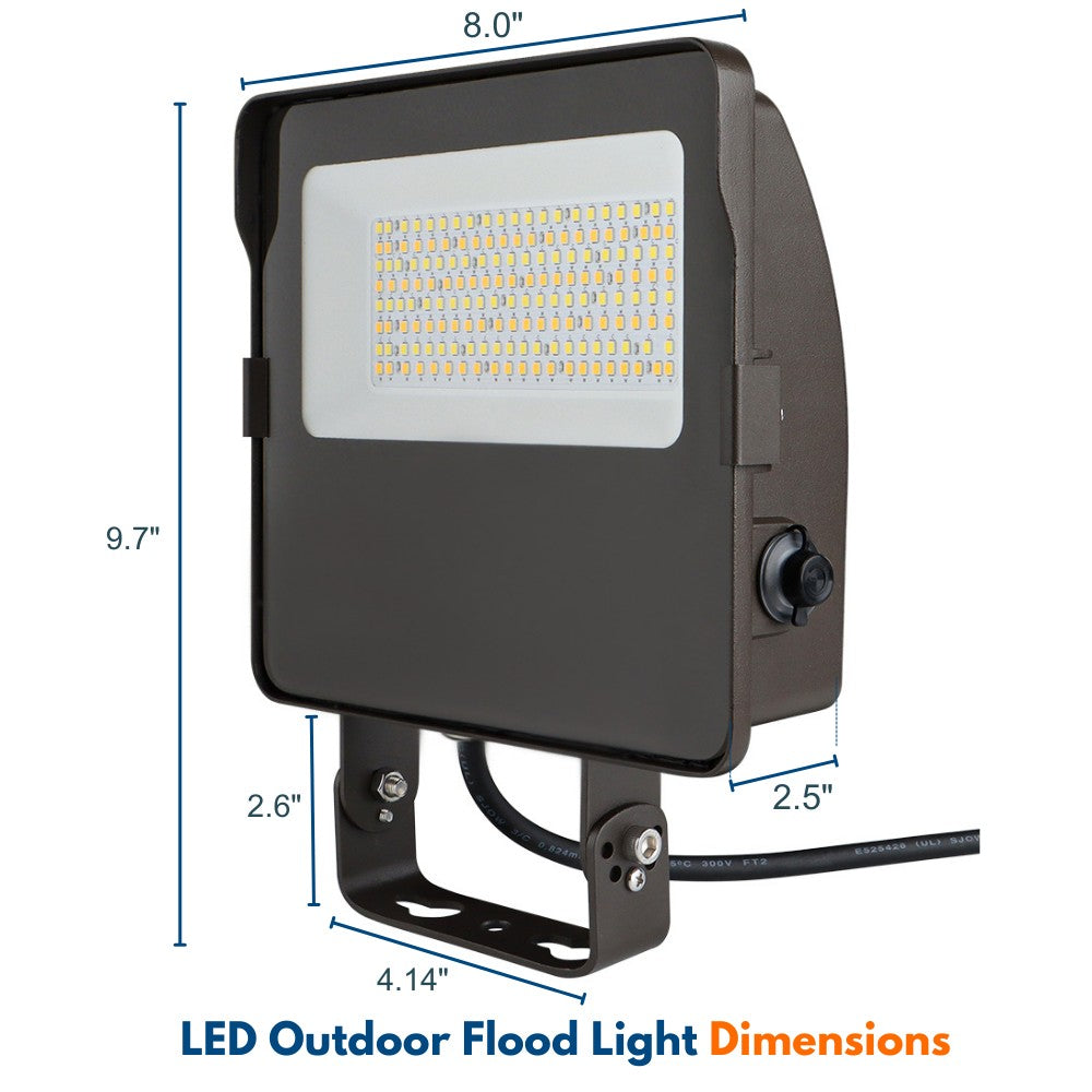 NAVI LED Flood Light - 63W/50W/36W - 10,100 lumens - 5000K/4000K/3000K - 120-277V - 250W Equal