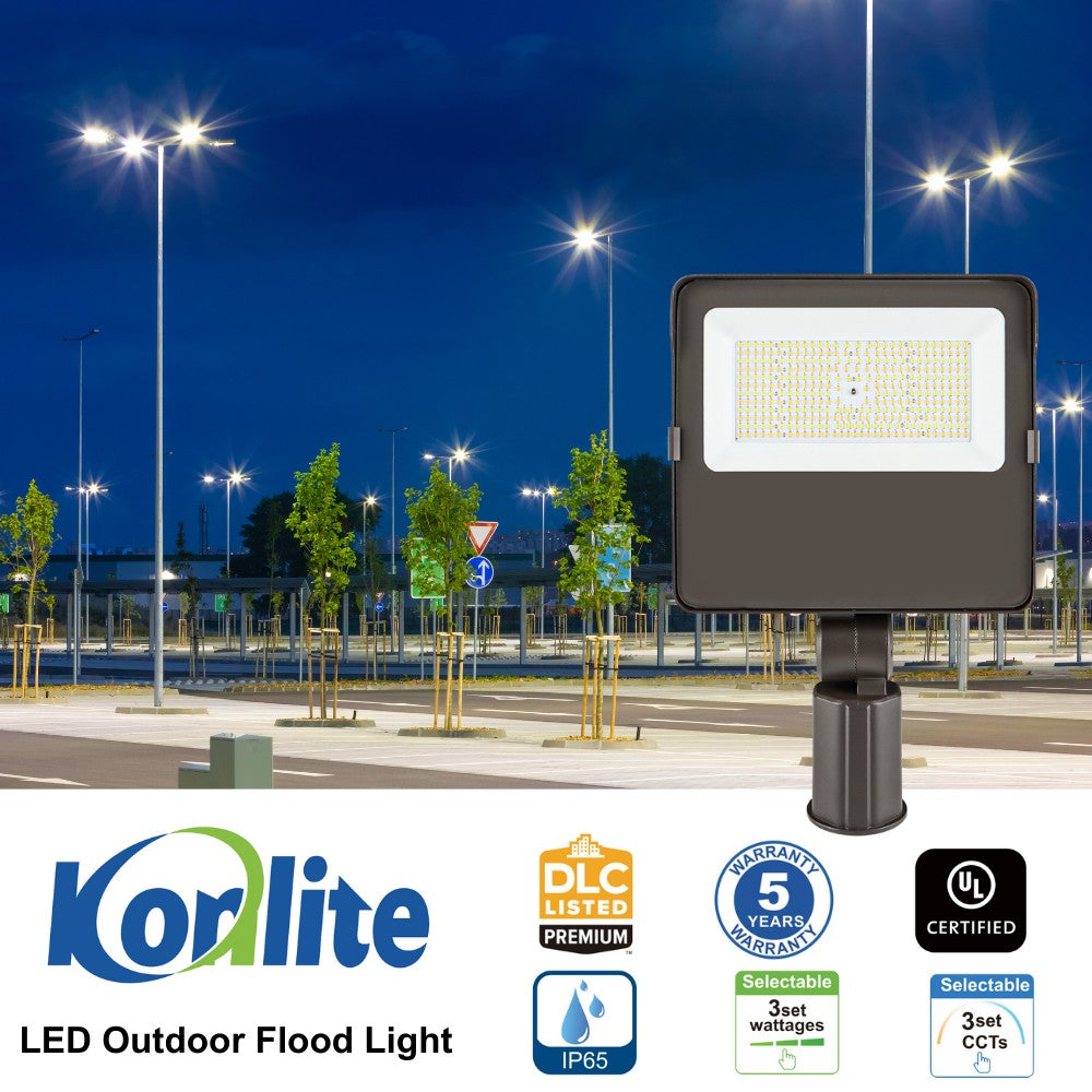 NAVI LED Flood Light - 155W/125W/90W - 23,500 lumens - 5000K/4000K/3000K - 120-277V - 400W Equal
