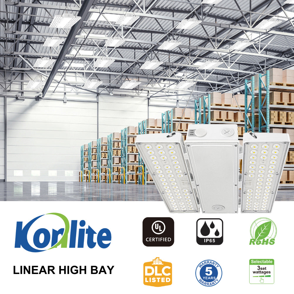 PAVO I LED Bay Light - 130W/105W/90W - 20,020 lumens - 120-277V - 5000K/4000K - 320W Equal