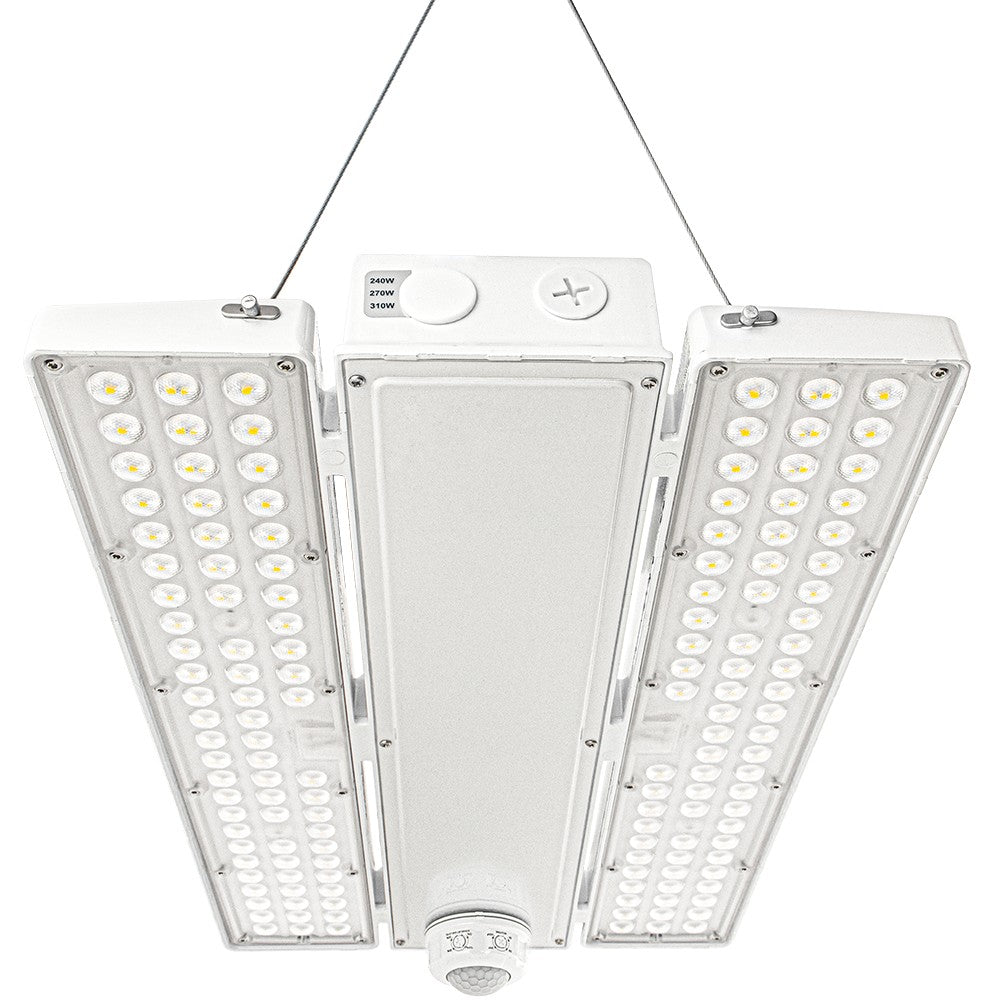 PAVO IV LED High Bay Light - 310W/270W/240W - 46,500 lumens - 120-277V - 5000K/4000K - 1000W Metal Halide Equal
