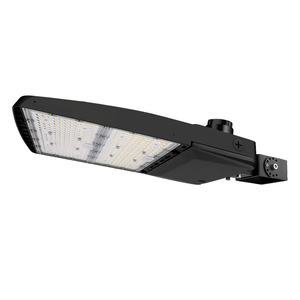 Vela III LED Parking Lot Light - Black Finish - 310W -Type IV - 46,500 Lumens - 3 CCT - 277-480V - 1000W Equal