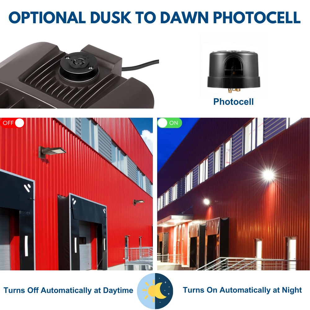 Konlite Vela I LED Parking Lot Light - 150W/120W/100W/80W - 23,000 Lumens - Type III - 120-277V - 50K/40K/30K - 400W Equal