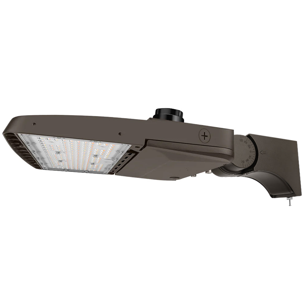 Vela LED Parking Lot Light - 277-480V - 240W/220W/200W/170W - 3CCT - 36,000 Lumens - Type III - 750W Equal