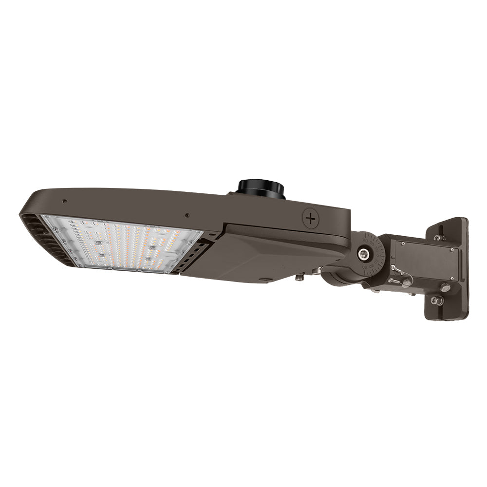 Vela LED Parking Lot Light - 277-480V - 240W/220W/200W/170W - 3CCT - 36,000 Lumens - Type III - 750W Equal