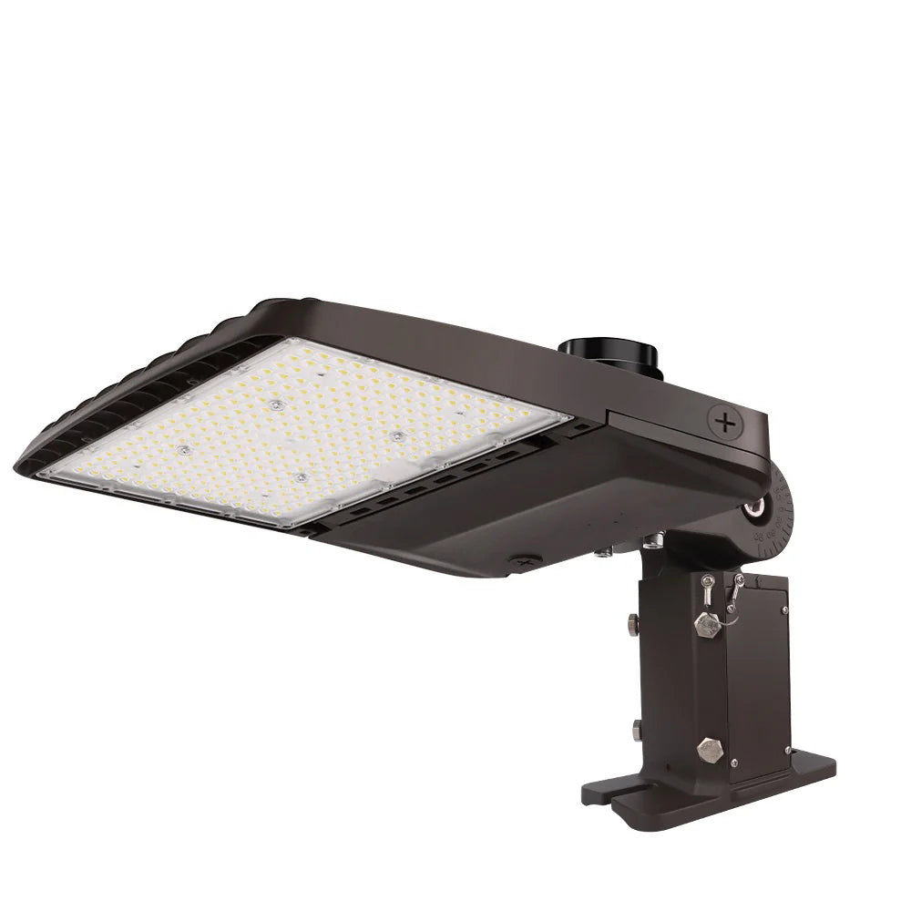 Konlite Vela II LED Parking Lot Light - 240W/220W/200W/170W Selectable - 35,800 LM - 3 CCT - Type IV - 120-277V - 750W Equal