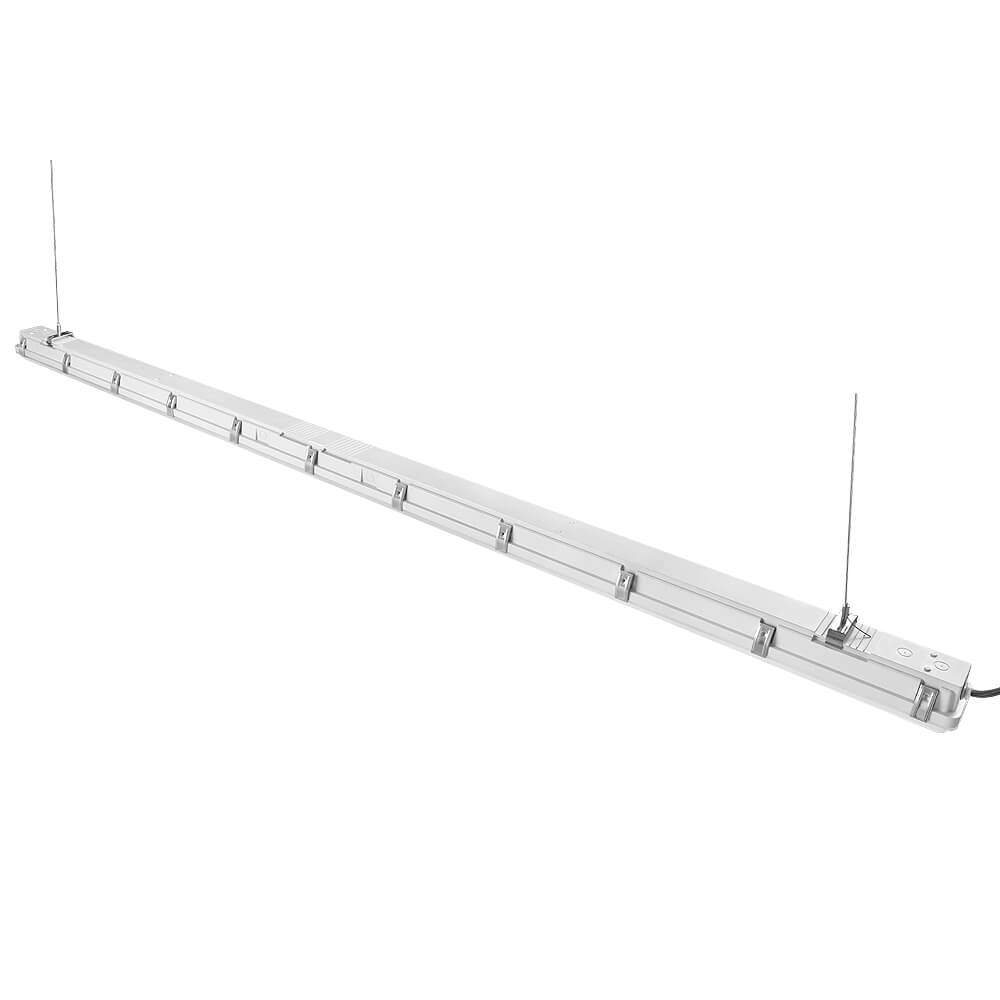 8ft Vapor Tight LED Light Fixture - Pack of 2 - 80/70/60W - 10,500 lumens - 50K/40K/30K Selectable - 120-277V