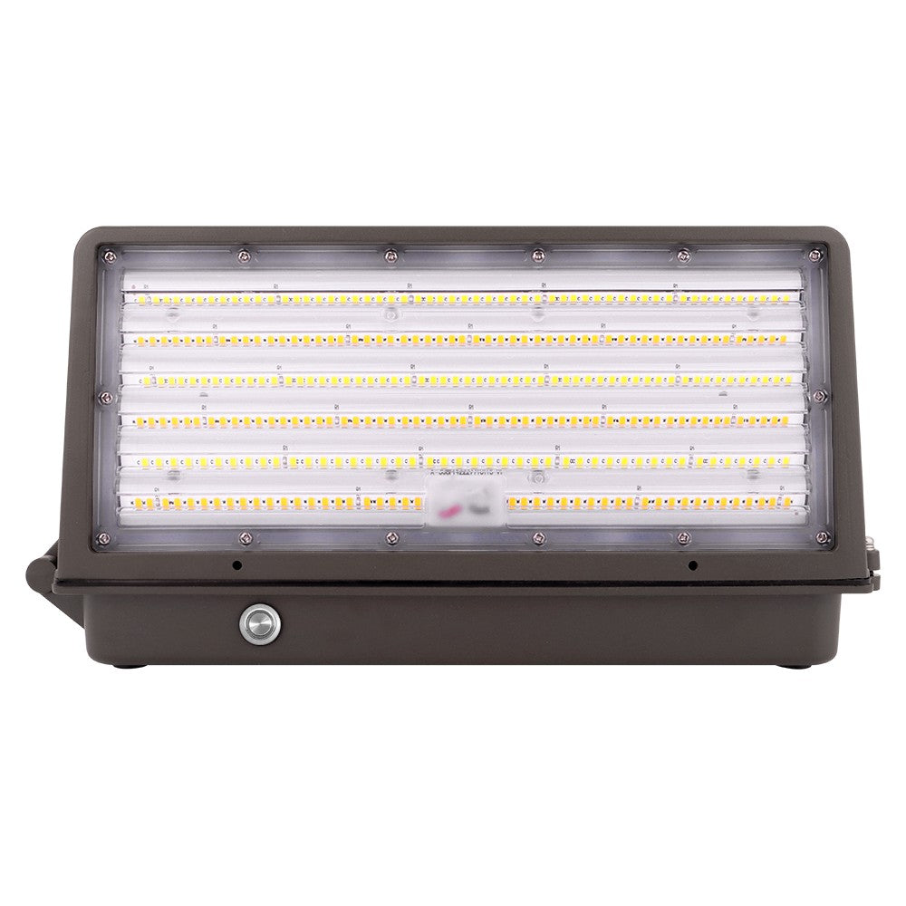 Full Cutoff LED Wall Pack - 125W/105W/76W Selectable - Up to 20,812 Lumens - 3 CCT Selectable - 120-277V - 400W Equal