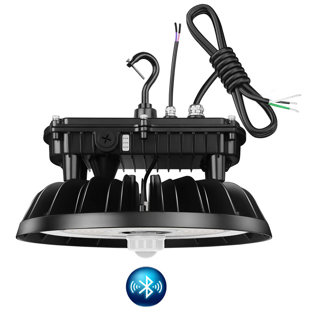 MAX Round UFO LED Bay Light - 277-480V - 310W - 46500 Lumens - 5000K - 1000W Equal