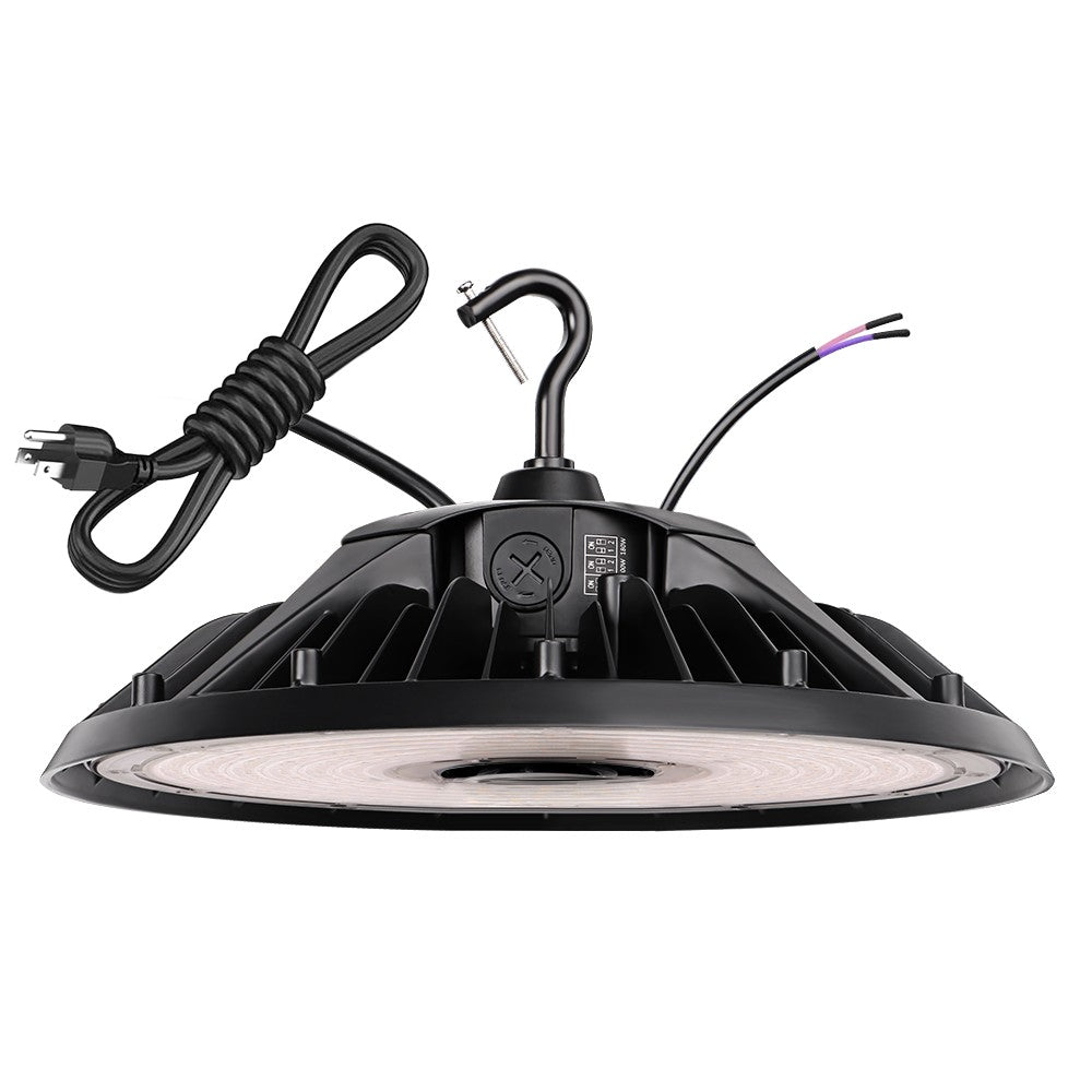 MAX Round UFO LED Bay Light - 240W/200W/180W Selectable - 36000 Lumens - 5000K - 120-277V - 1000W Equal