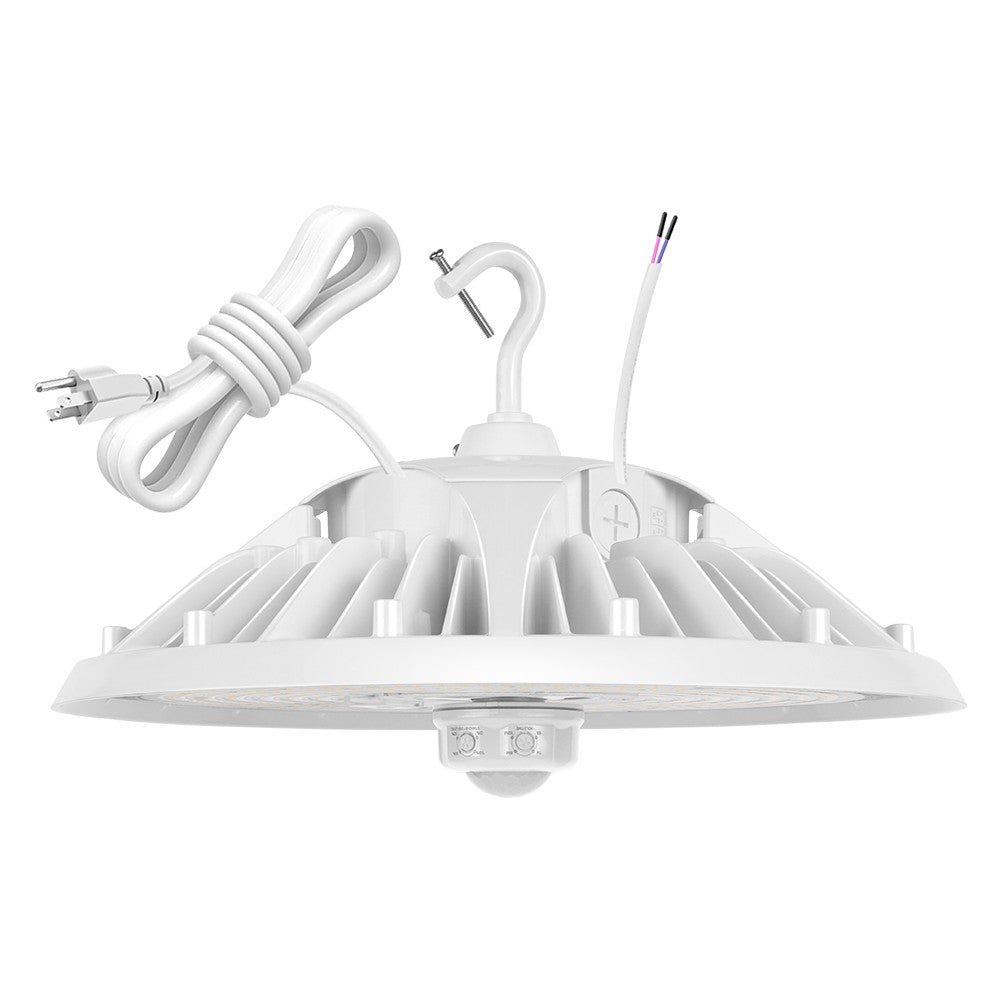 MAX Round LED High Bay Light - White - 240W/200W/180W Selectable - 36000 Lumens - 5000K - 1000W Equal