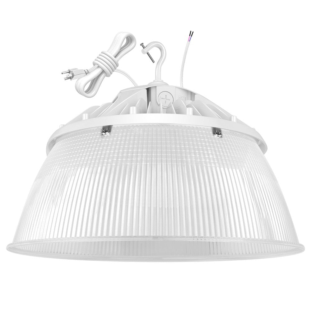 MAX Round LED High Bay Light - White - 240W/200W/180W Selectable - 36000 Lumens - 5000K - 1000W Equal