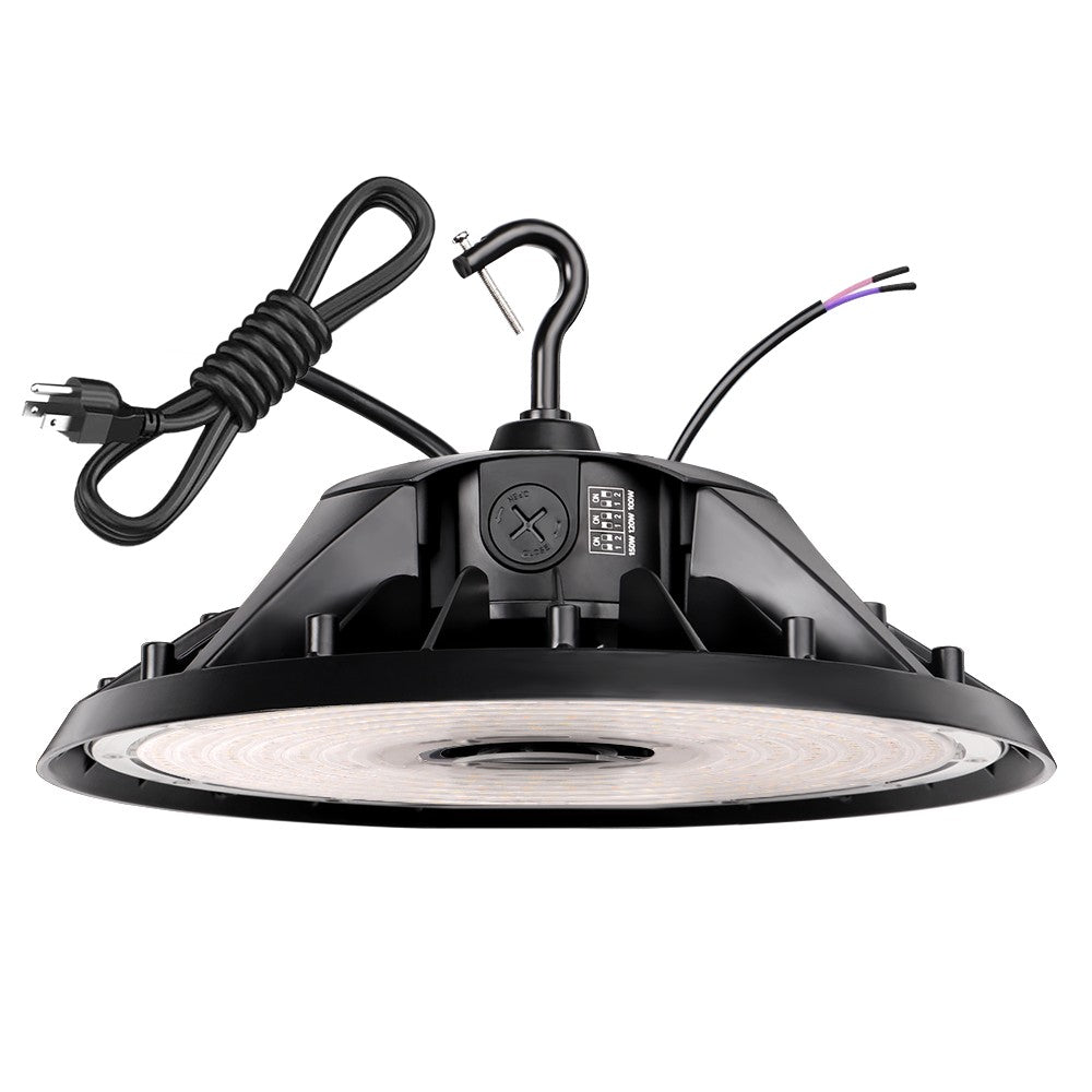 MAX UFO LED Bay Light - 5000K - 150W/120W/100W Selectable - 23,500LM - 120-277V - 400W Equal
