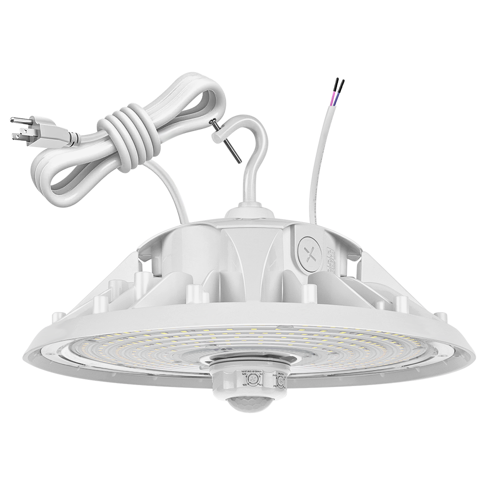 MAX UFO LED Bay Light - White - 150W - 3 Watts Selectable - 23,550LM - 5000K - 400W Equal