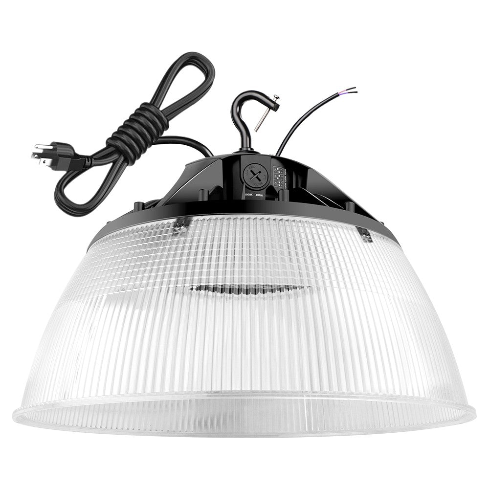 MAX UFO LED Bay Light - 150W/120W/100W Selectable - 40K/50K Selectable - 23000 Lumens - 120-277V - 400W Equal