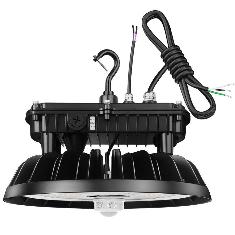 MAX Round UFO LED Bay Light - 277-480V - 310W - 46500 Lumens - 5000K - 1000W Equal