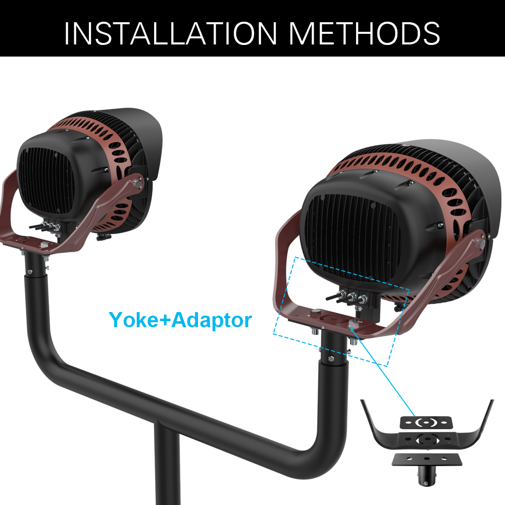 VEGA LED Sports Light - 600W - 84,000lm - 5000K - 200-480V - 4H4V - 1500W Equal - 10 Year Warranty