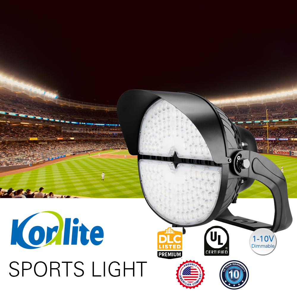 VEGA LED Sports Light - 600W - 84,000lm - 5000K - 200-480V - 4H4V - 1500W Equal - 10 Year Warranty