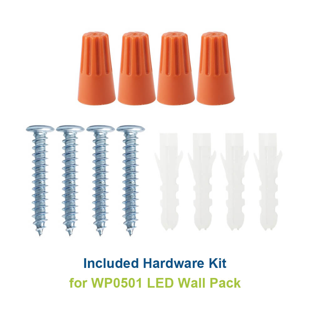 Konlite LED Wall Pack - 25W/15W/10W/8W - 3,250 Lumens - 5000K/4000K/3000K - 120-277V - 70W Equal