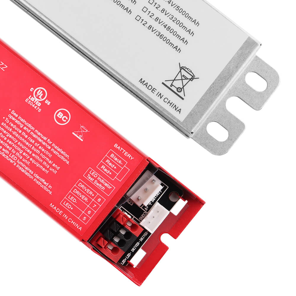 LED Emergency Backup Driver - 8W - Constant Power - 100-277 Vac Input - 20-50Vdc Output