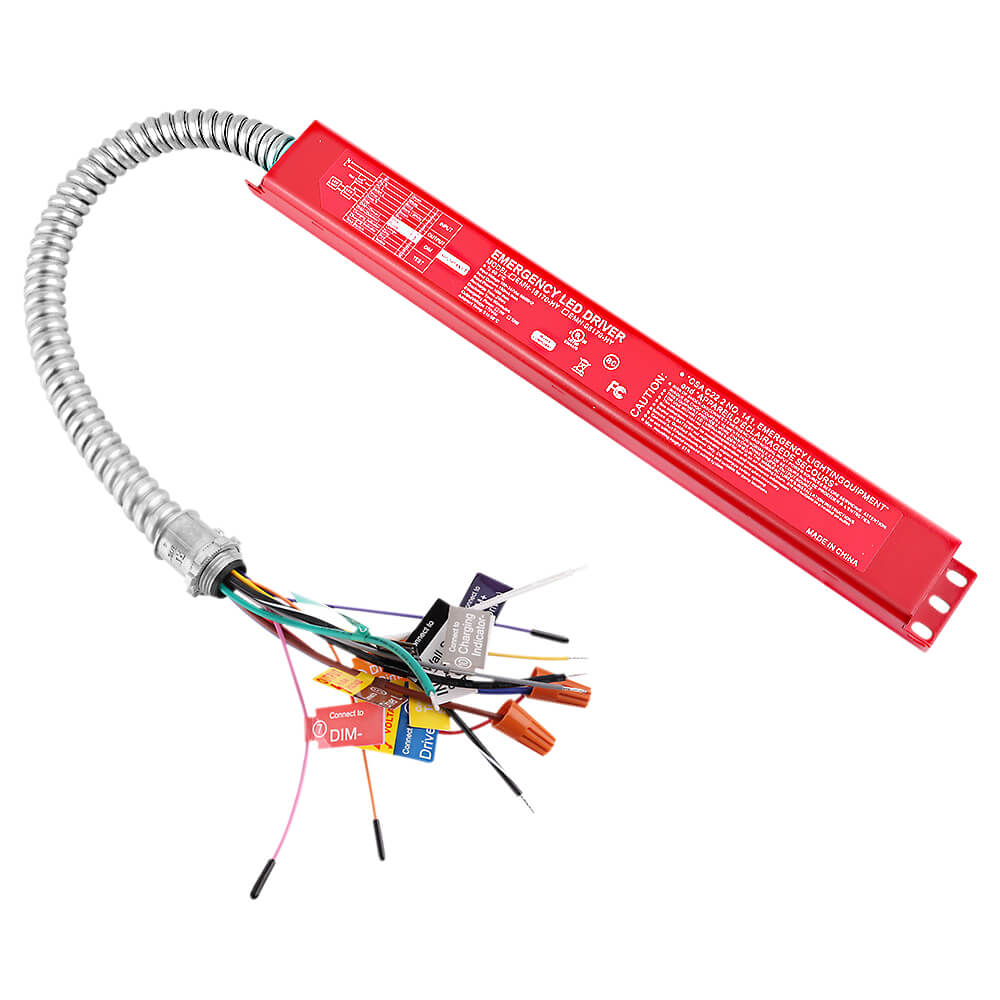 8 Watts LED Emergency Backup Driver - 100-277V - For Commercial LED Lighting