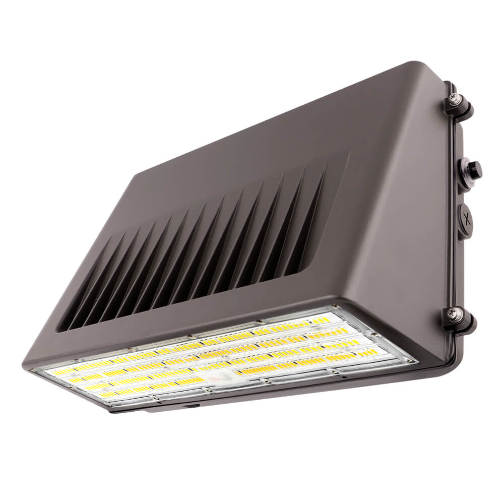 Full Cutoff LED Wall Pack - 90W/63W/45W Selectable - 14,900 Lumens - 3 CCT Selectable - 120-277V - 320W Equal