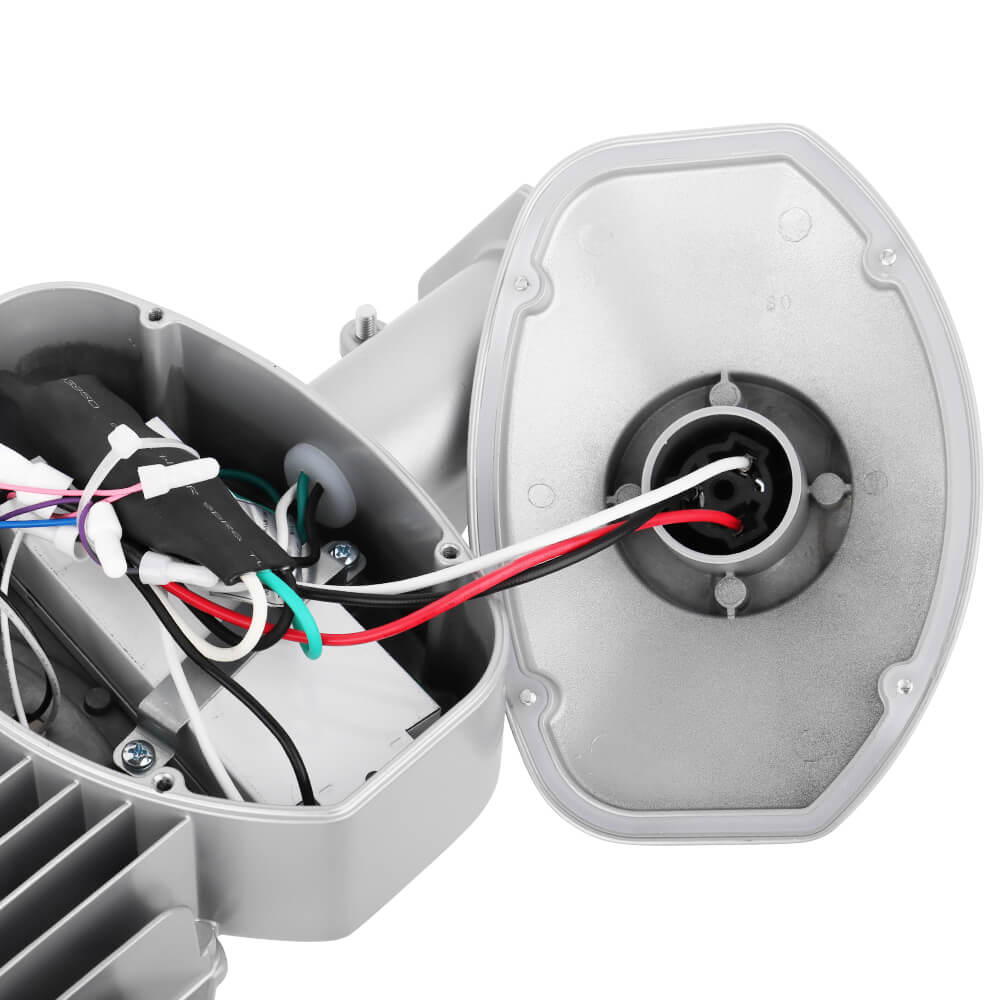 Konlite LED Dusk to Dawn Light - 45W - 6,200 LM Max - 4 Watts Selectable - 5000K/4000K/3000K - 120-277V - 150W Equal