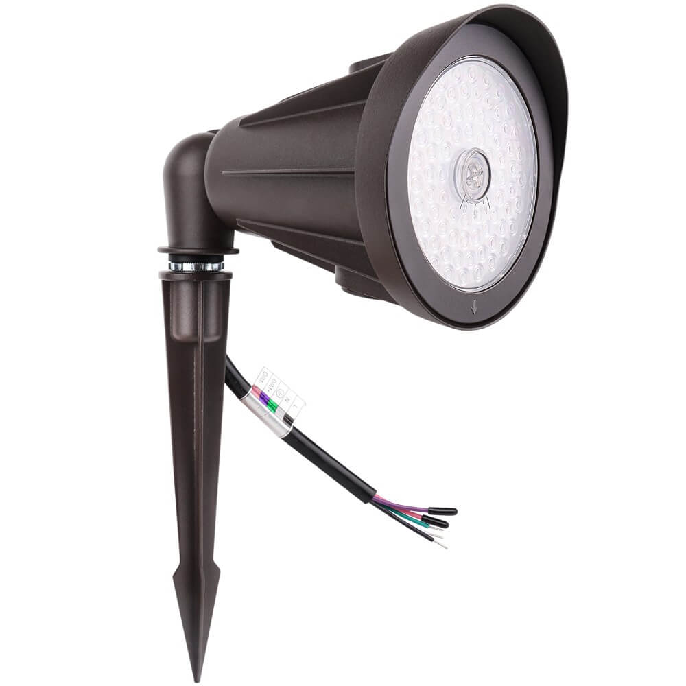 LED Outdoor Flood Light - 25W/20W/15W - 3,500 lumens - 3 CCT - Integrated photocell - 120-277V - 100W Equal