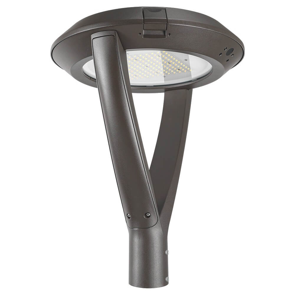 LED Post Top Light - Architecture Premium Post Top - 10,500 lumens - 75W - 4 Watts Selectable - 5000K/4000K Selectable - 120-277V - 100W-320W Equal