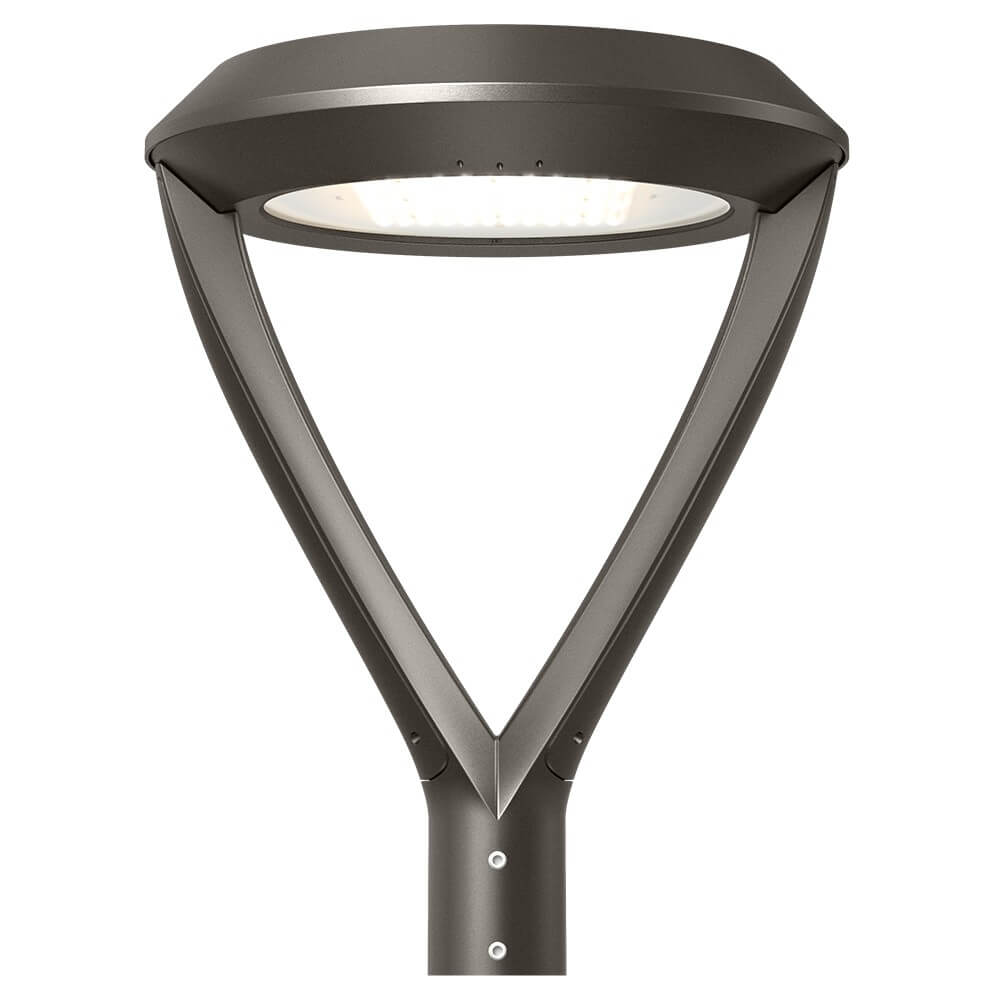 LED Post Top Light - Architecture Premium Post Top - 10,500 lumens - 75W - 4 Watts Selectable - 5000K/4000K Selectable - 120-277V - 100W-320W Equal