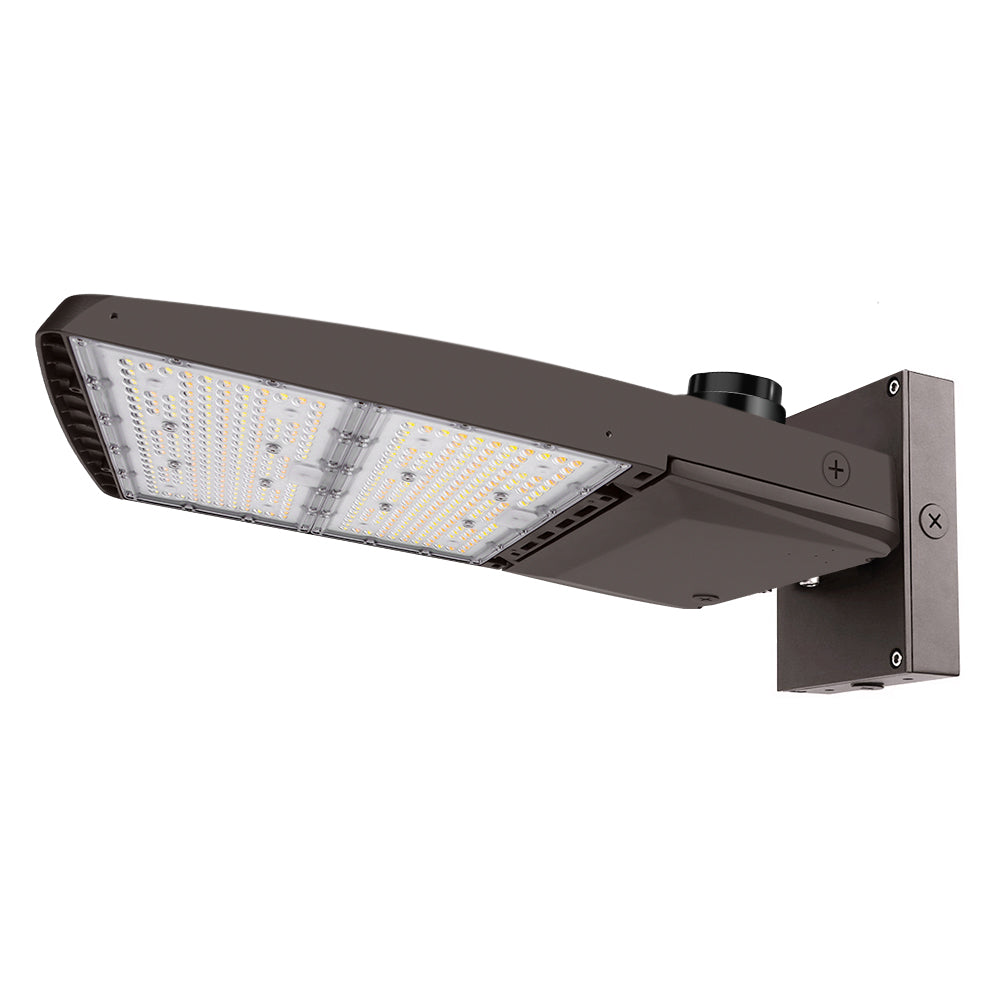 Vela III LED Parking Lot Light - Type V - 310W/280W/260W/240W Selectable - 3 CCT - 277-480V - 46,600 Lumens - 1000W Equal
