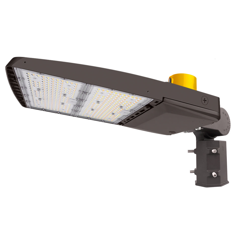 Vela III LED Parking Lot Light - Type V - 310W/280W/260W/240W Selectable - 3 CCT - 277-480V - 46,600 Lumens - 1000W Equal