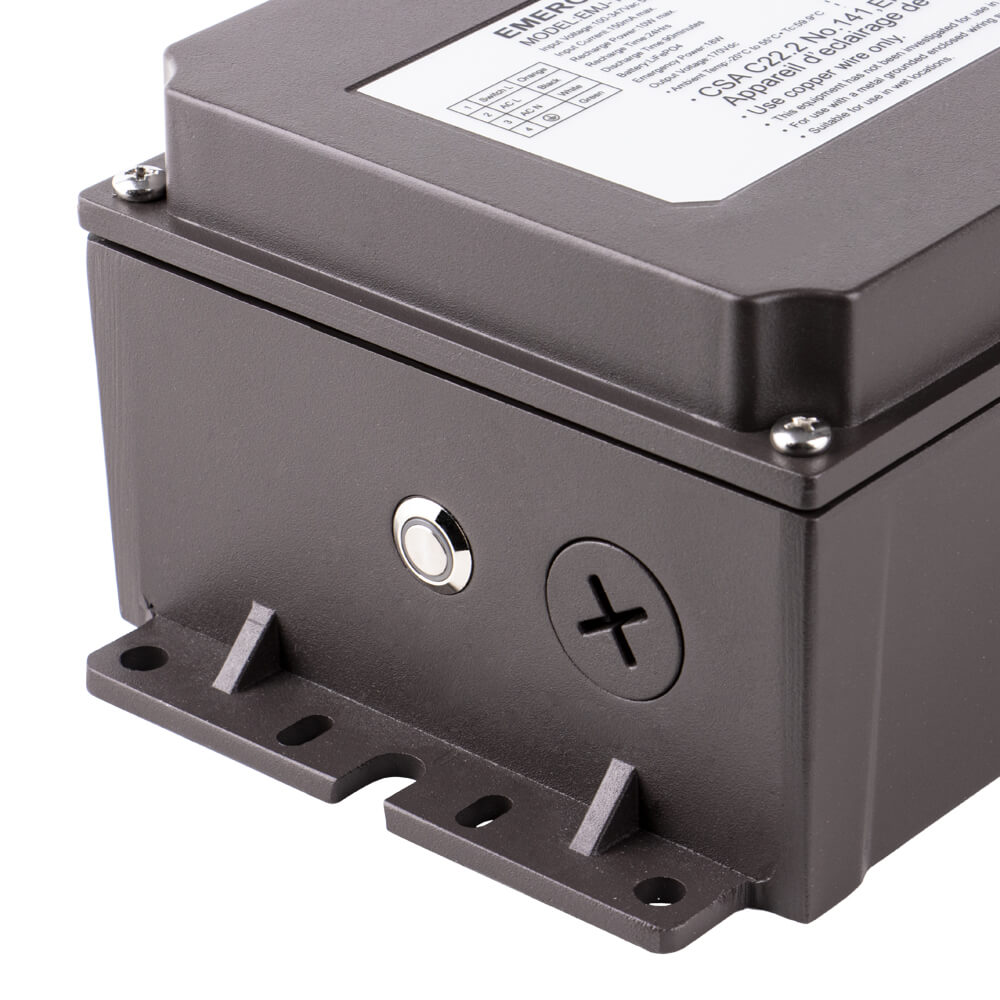 Outdoor LED Emergency Backup Driver - Constant Power - 18W - 100-347Vac Input - 170Vdc Output